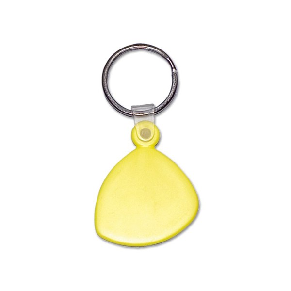 RIGID KEY-RING - Galet / Jaune