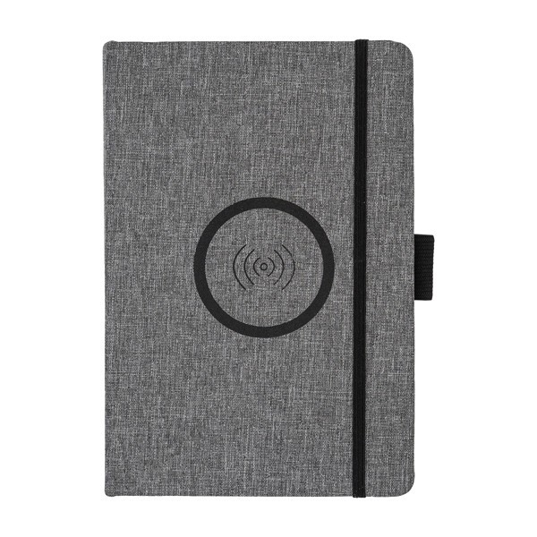 Bartisi notebook with wireless charger
