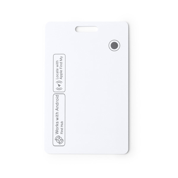 Tracker localizador personalizado en formato tarjeta de ABS con carga inalámbrica