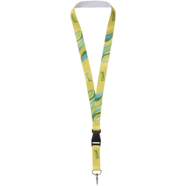 Bude sublimation lanyard - single side - White / 20mm