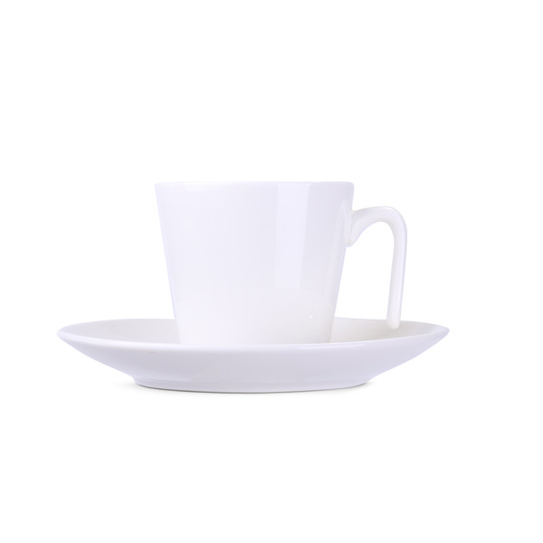 Eve ceramic cup, 82 mm diameter - White