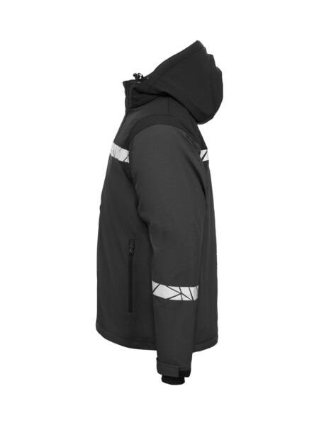 7413 SOFTSHELL JKT PADDED PGL Grey/Black S