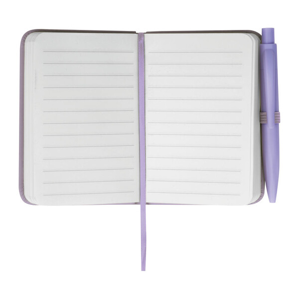 A7 Notebook with Ballpoint Pen San Antonio - Violet