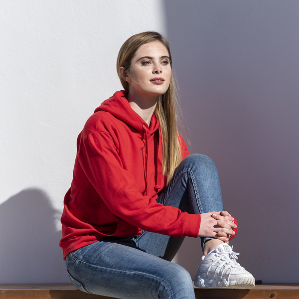 Sudadera Adulto con Capucha "keya" SWP280 - Rojo / L