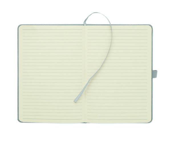 Bilježnica A5 formata s tvrdim RPET omotima Cordi Note - Siva