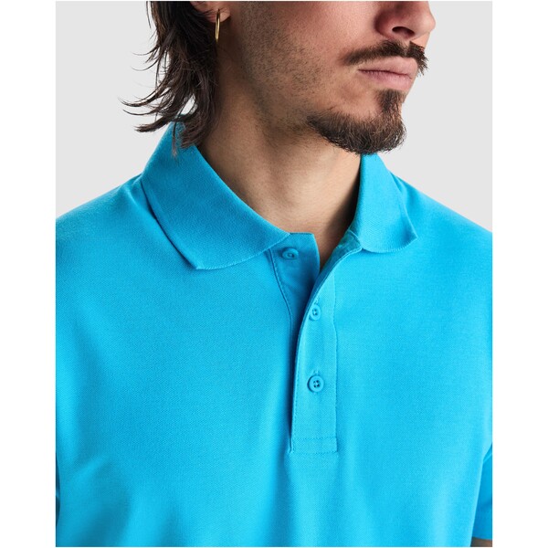 Polo unisex a maniche corte da 180 g/m² Austral - Turchese / 2XL