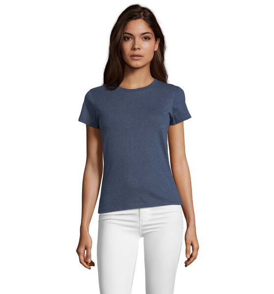 REGENT FIT WOMEN 150g - Heather Denim / S