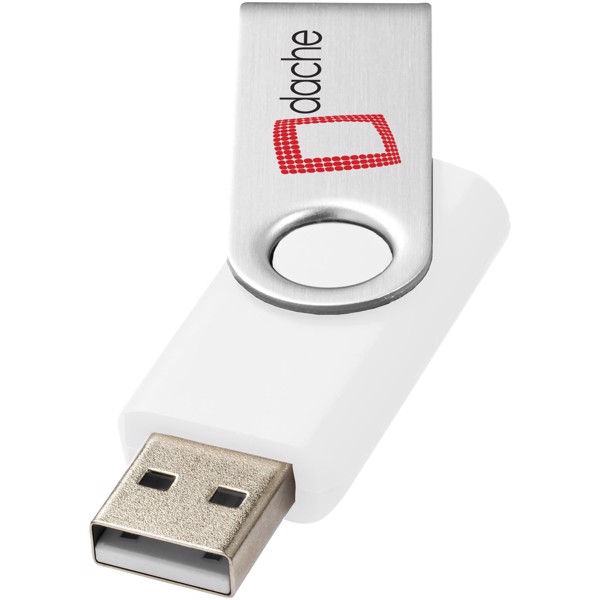 Clé USB basic 16 Go Rotate - Blanc