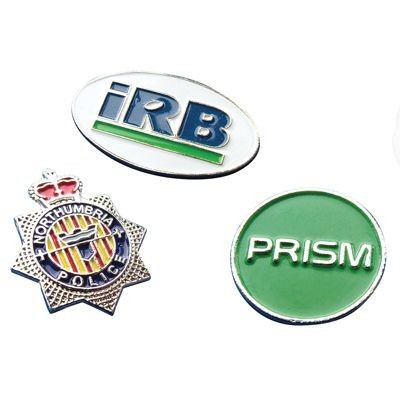 Lapel PIN with Stamped iron infill