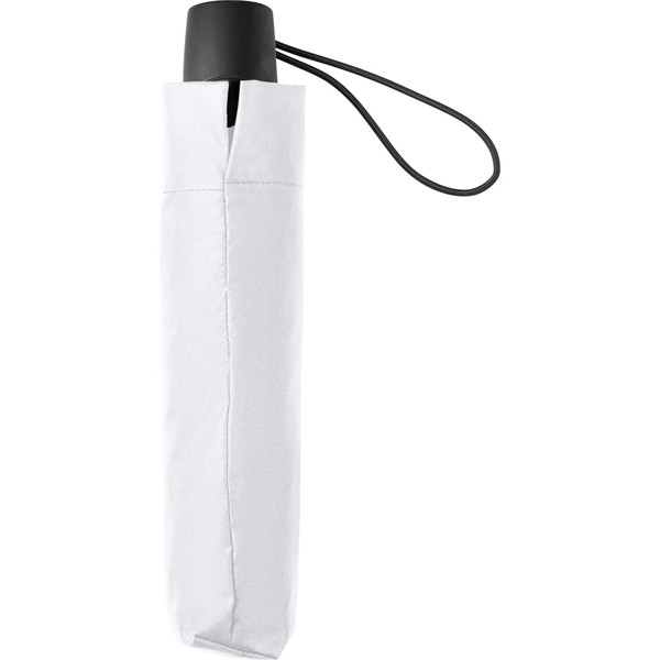 Topless mini pocket umbrella - White