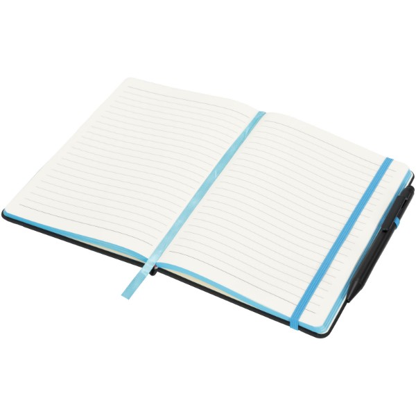 Carnet de notes M Noir Edge - Noir / Bleu