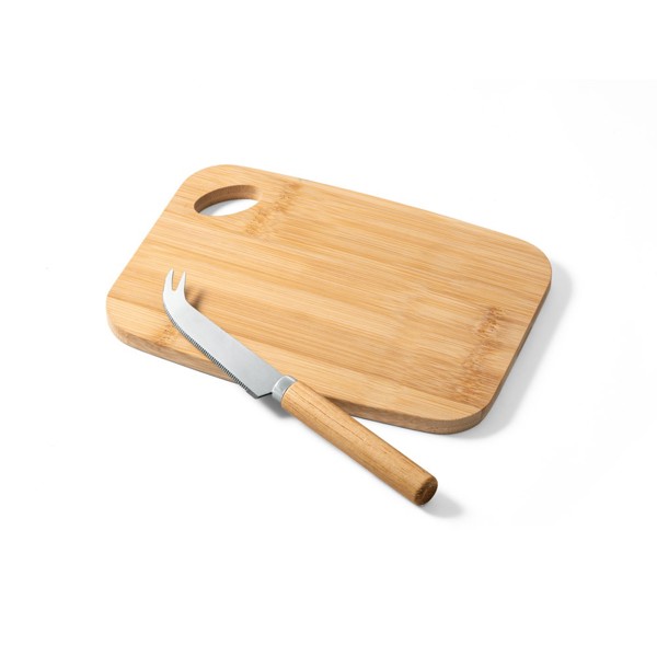 PS - CAPPERO. Set with board and cheese knife