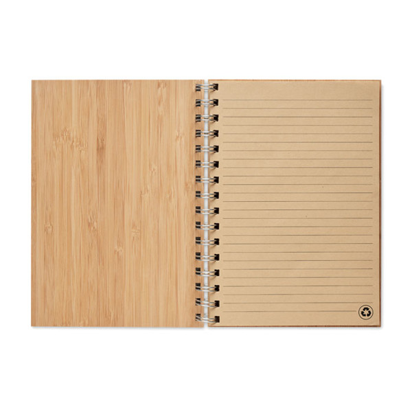 Bram bamboo notebook A5, 140 pages