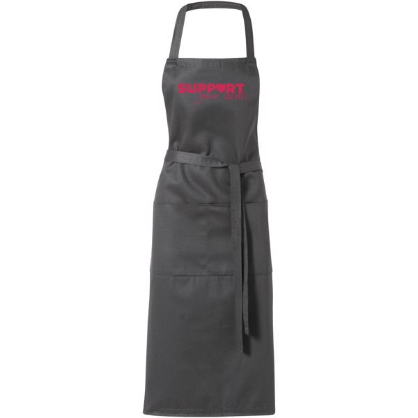 Viera 240 g/m² apron - Dark Grey