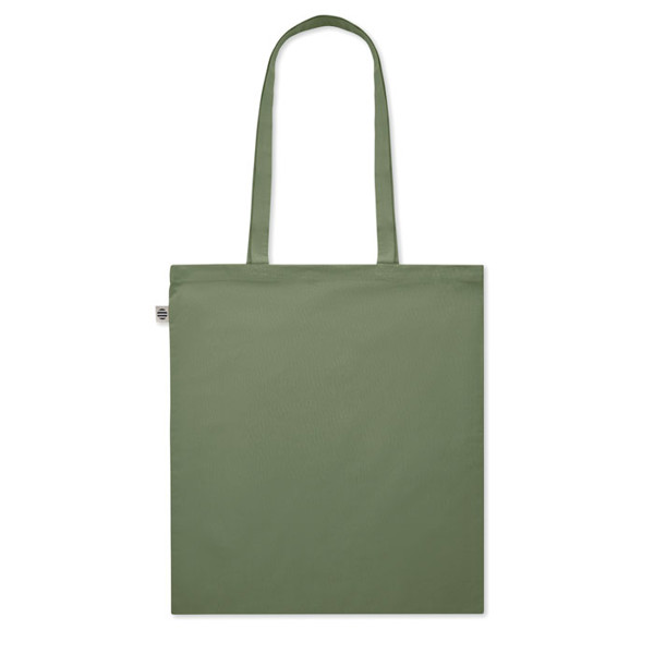 Onel bombažna nakupovalna torba 180 g/m², 42x38 cm - Zelena