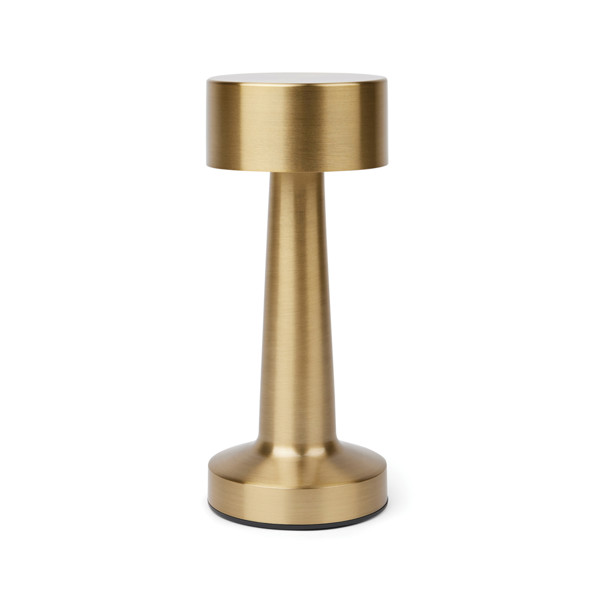 Stolní lampa VINGA Maris z RCS recykl. ABS - Zlatá