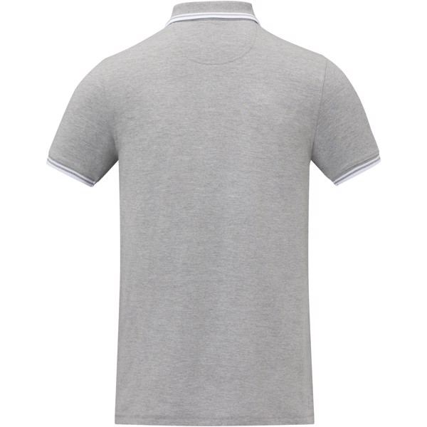 Polo tipping Amarago manches courtes homme - Gris / 3XL