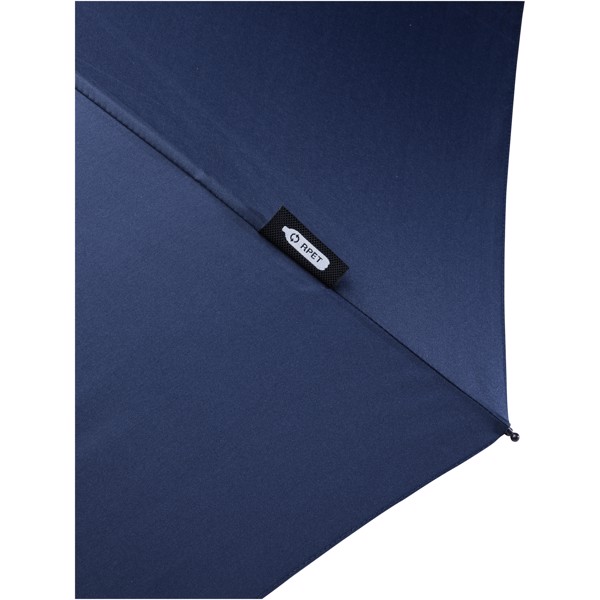 Parapluie 21" pliable windproof en PET recyclé Birgit - Marine