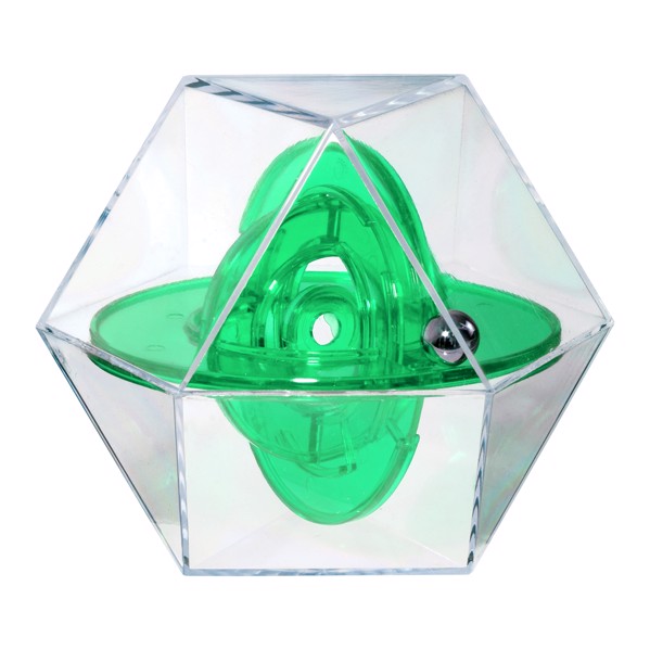 Pussycat Geduldspiel "Dymaxion Five" - Transparent-Grün