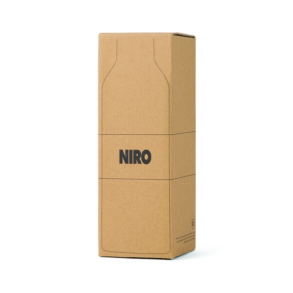 VINGA Niro RCS nerezová fľaša so silikónovým úchytom 500 ml - Béžová