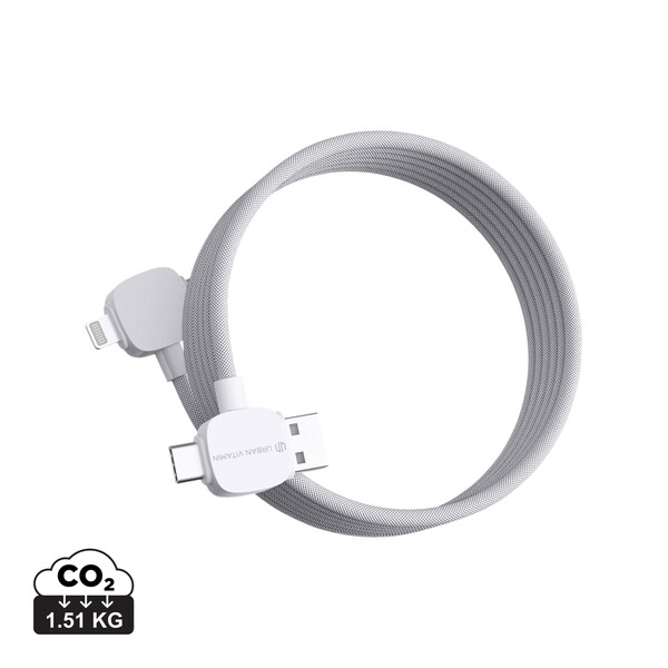 Urban Vitamin Stockton kabel, magnetni, 65W, 120cm - Bela