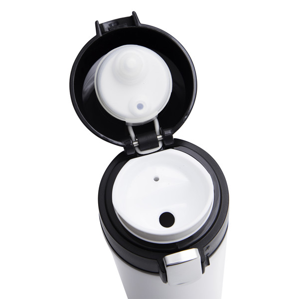 400 ml Secure thermal mug - White