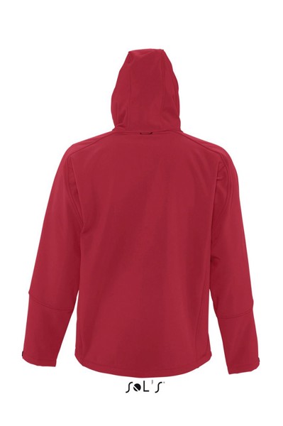 Sol's Replay Men - Hooded Softshell - Pepper Red / XL