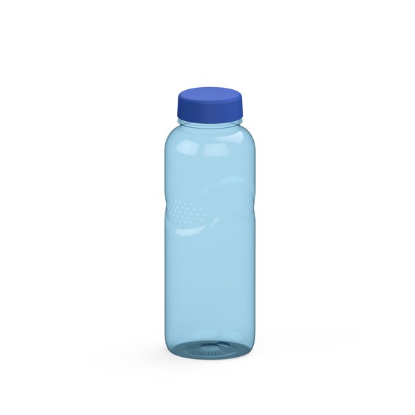 Drink Bottle Carve "Refresh", 700 Ml - Transparent-Blue / Blue