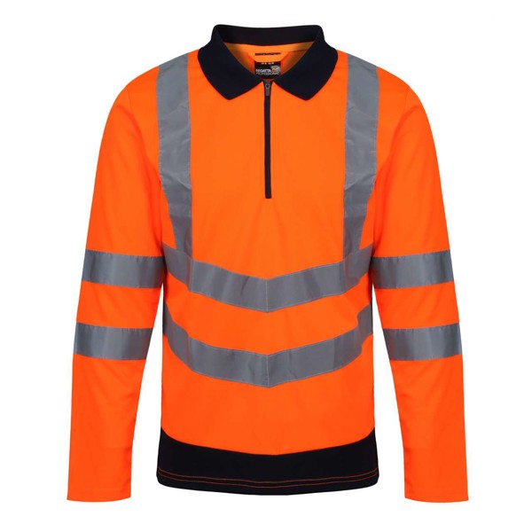 PRO HI-VIS POLO MAJICA DUGIH RUKAVA - 3XL / 3XL