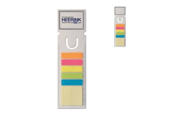 Bookmark/sticky notes/square - White