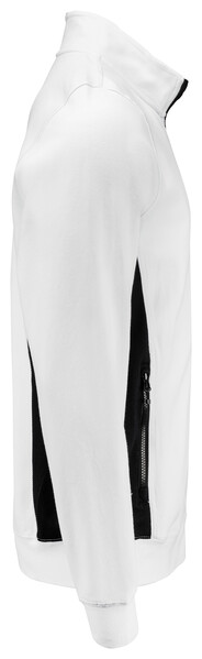 2129 Sweatshirt Full Zip White 4XL