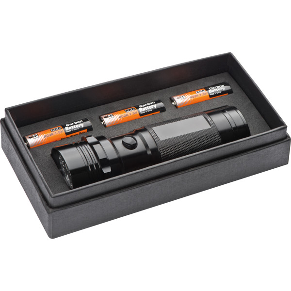 ERASMO Lanternă cu 14 LED-uri - Black