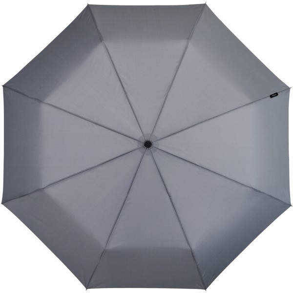 Ombrello pieghevole Trav da 21,5" con chiusura/apertura automatica - Grigio