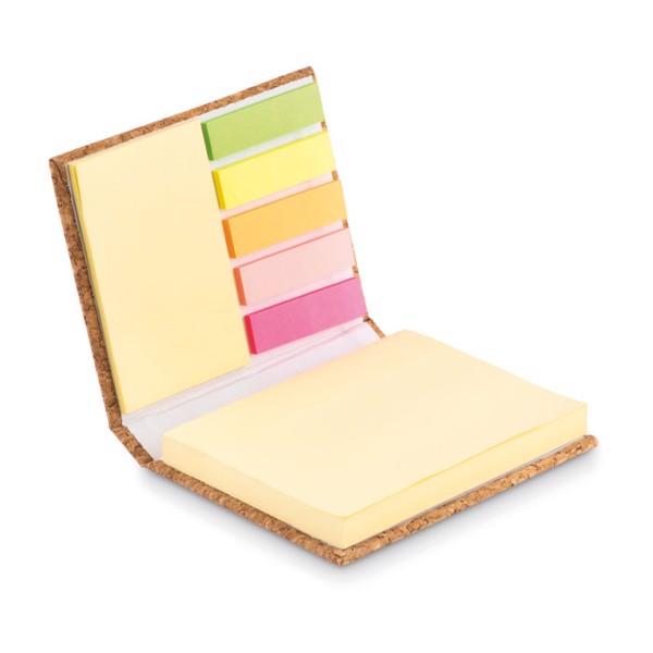 Cork sticky note memo pad Visioncork