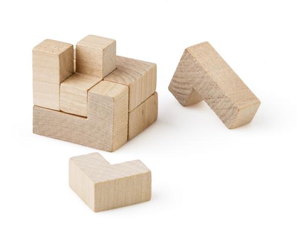 Jeu de cubes en bois Amber