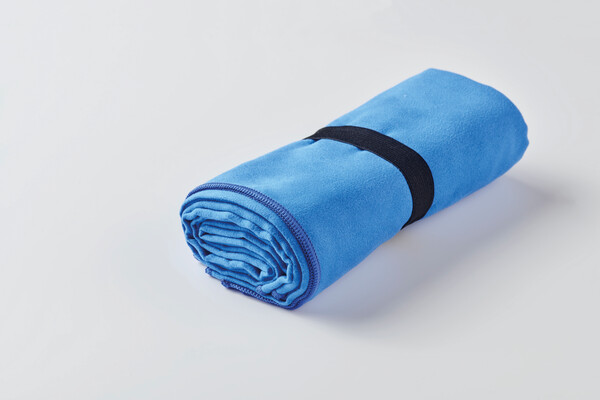 Serviette microfibre double fac Waxoff - Bleu