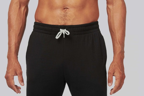 Unisex Lightweight Cotton Tracksuit Bottoms - Dark Grey / L