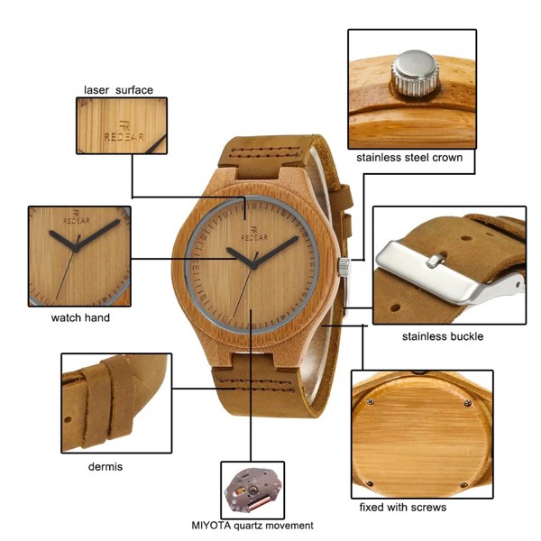 Wooden watch