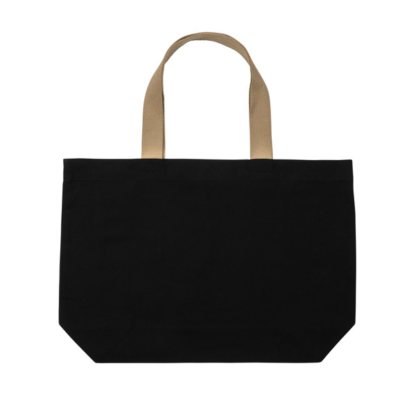 Impact Aware™ 240 gsm rcanvas large tote undyed - Black