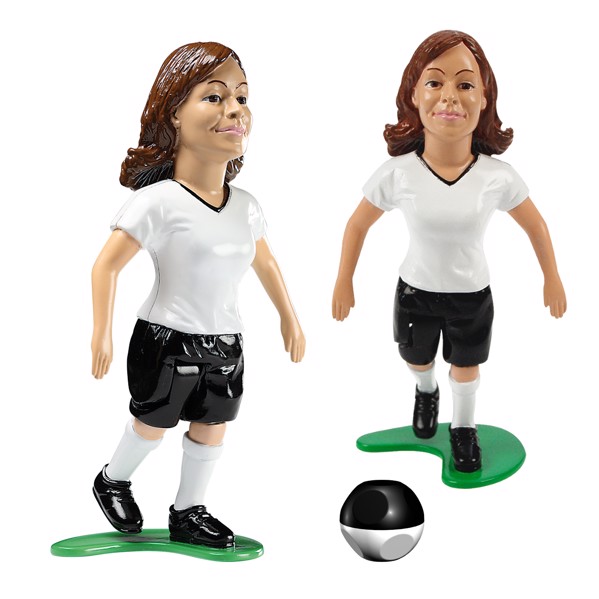 Kick & Fun "Field Player Female" 10 Cm With Ball