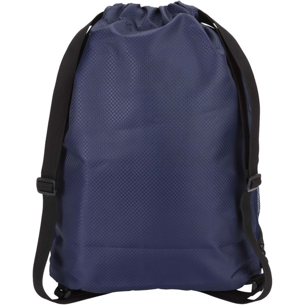 Sac de sport Varyon à cordon en matériaux recyclés certifiés GRS avec compartiment inférieur de 18 L - Marine