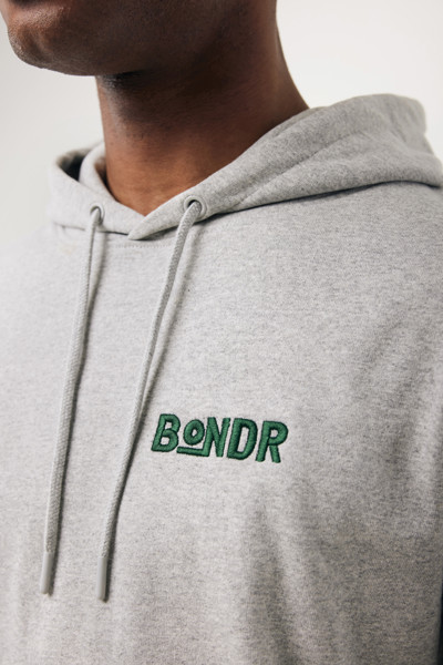 Sweat à capuche en coton recyclé et non teinté Iqoniq Torres - Heather Grey / XL
