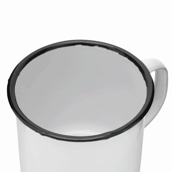 Enamel Mug Retro Cup - White