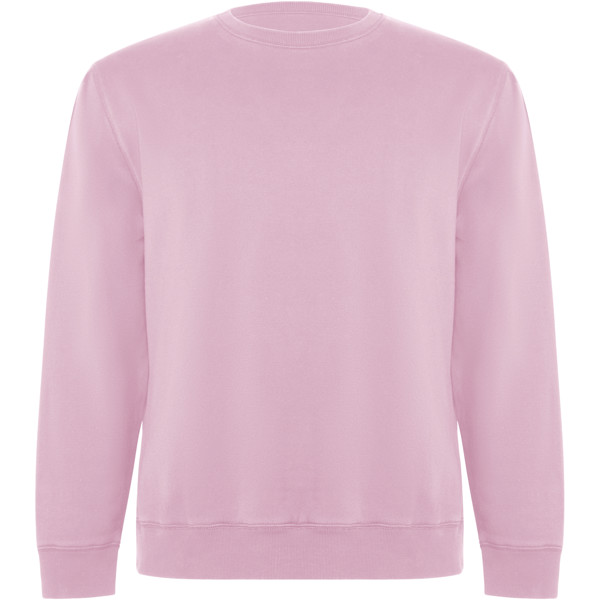 Maglione unisex a girocollo in cotone biologico Batian - Rosa chiaro / 2XL