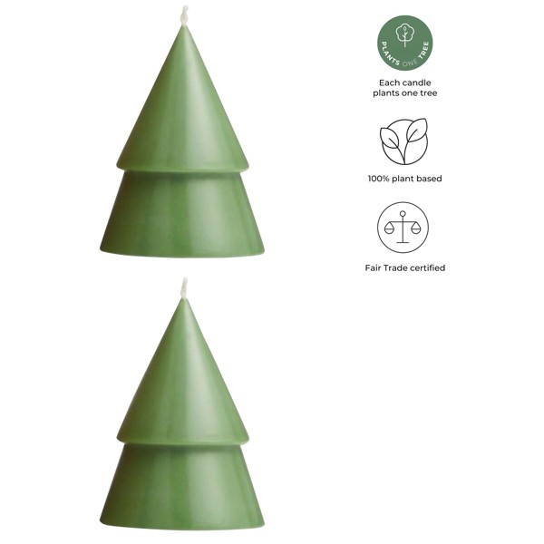 Originalhome Xmas tree candle set of 2 - M