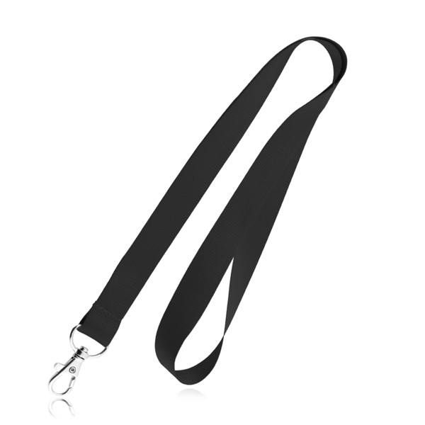 Lanyard En Polyester - Noir / U
