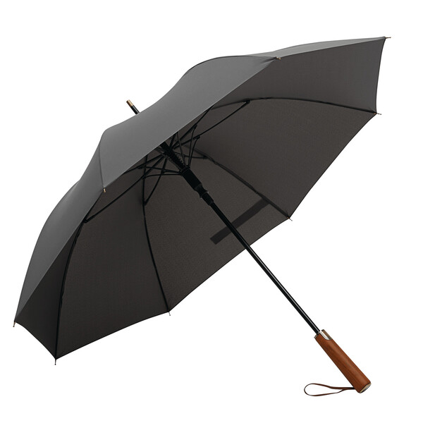Automatic Stick Umbrella Polka - Grey