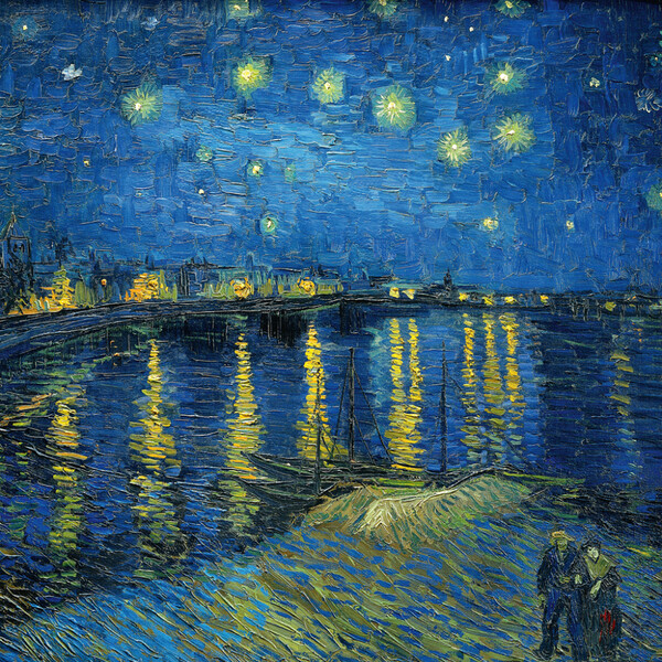 Notique Poznámkový Kalendář Vincent Van Gogh 2027, 30 x 30 cm - Východní