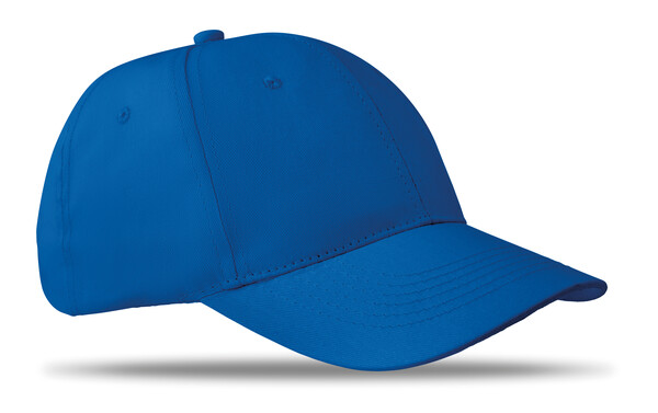 Casquette 6 panneaux 160 gr/m Basie Apollo - Bleu Royal