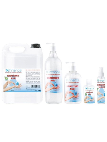Gel igienizzante mani 1000ml tappo dispenser